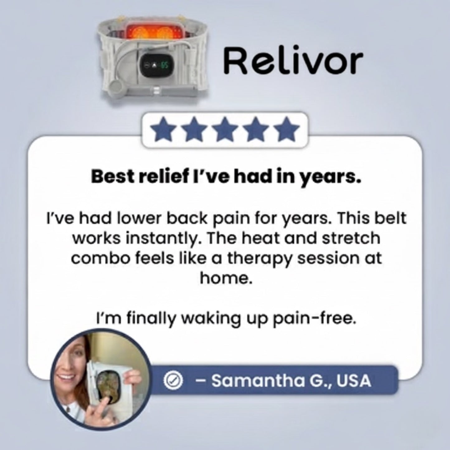 Relivor 4-in-1 Therapy Belt